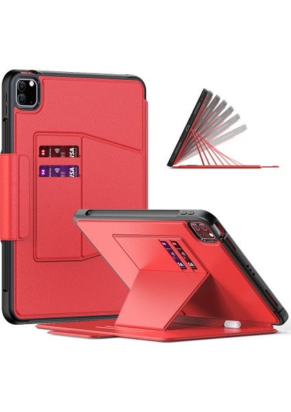 İpad Pro 11 2022/2021 Için Akıllı B Pu Kılıf (Yurt Dışından)