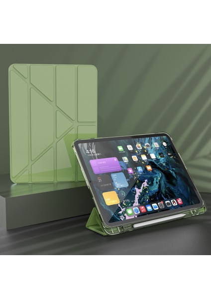 İpad Pro 11 2022/2020/2021 Için Çok Katlanır Pu Kılıf (Yurt Dışından)