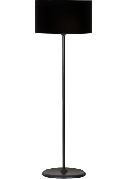 Siyah Kaplama Conic Düz Tek Ayak Metal Lambader - Siyah modelleri