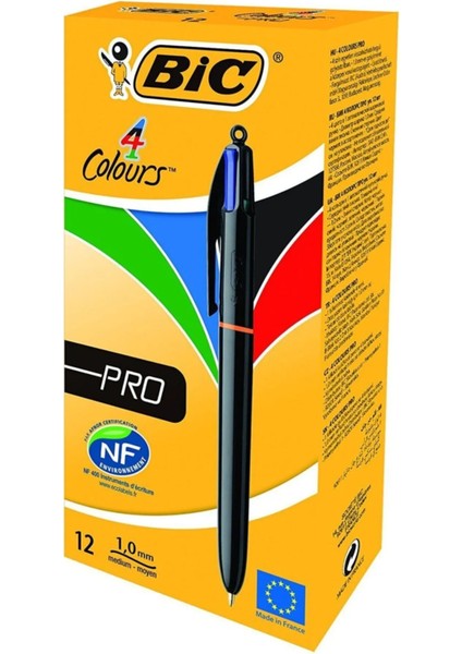 Bic Tükenmez Kalem 4 Colours Pro 982869 (12 Li Paket)