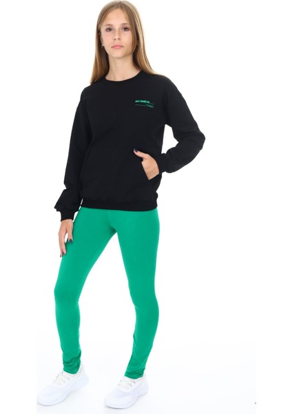 Kız Çocuk Baskılı Taytlı Takım indirimleri