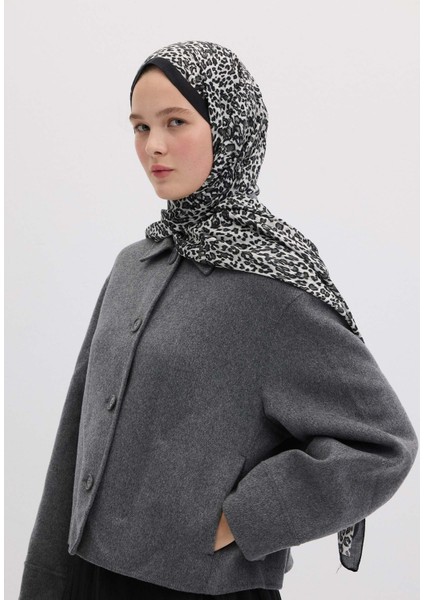 Tıny Leopar Desen Şal Siyah fiyatları