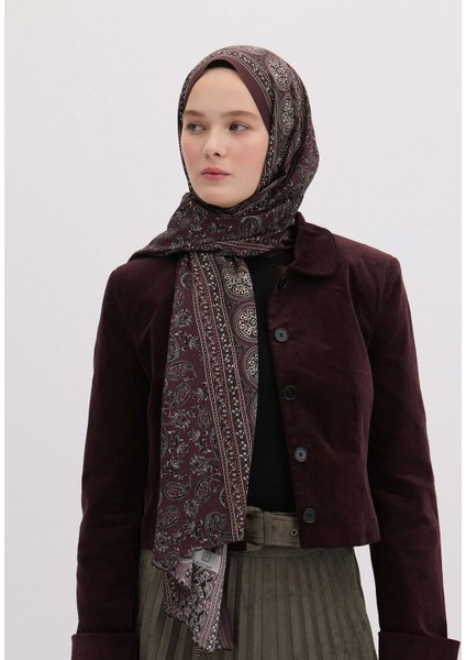 Irene Desen Şal Mürdüm