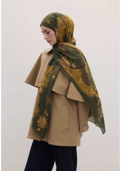 Darıa Desen Şal Hardal fiyatları