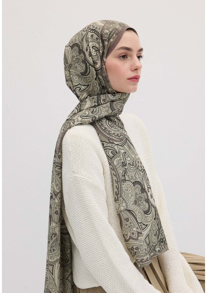 Sıara Desen Şal Gülkurusu modelleri