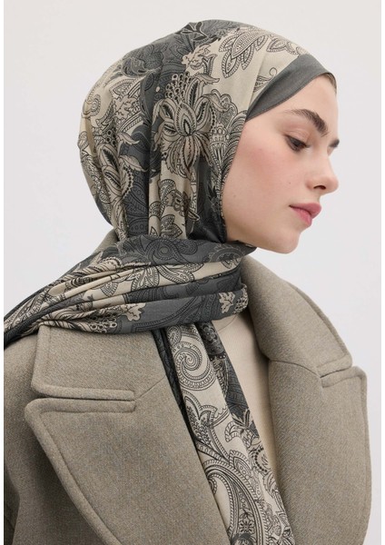 Darıa Desen Şal Antrasit
