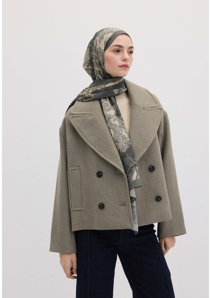 Darıa Desen Şal Antrasit fiyatları