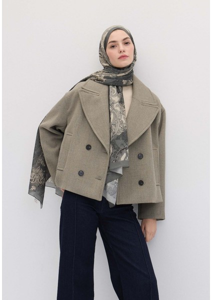 Darıa Desen Şal Antrasit fırsatları