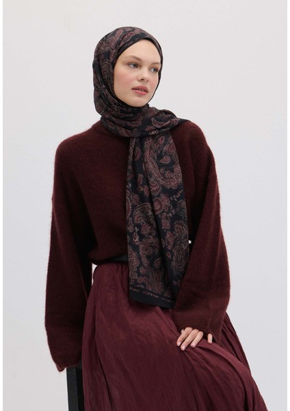 Freda Desen Şal Mürdüm