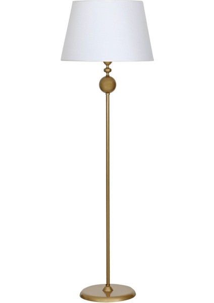 LMD-VNR01 Eskitme Mat Gold Metal Lambader - Beyaz