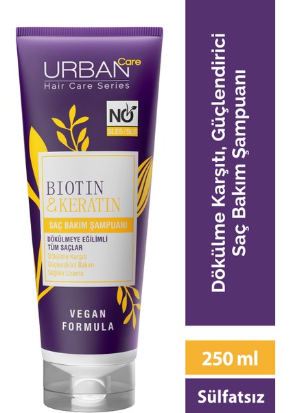 Biotin & Keratin Saç Kremi 250 ml - Sülfatsız