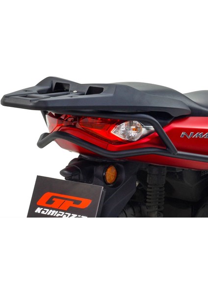 Yamaha NMAX 125 / 155 2021-2024 Uyumlu Arka Çanta Demiri Siyah