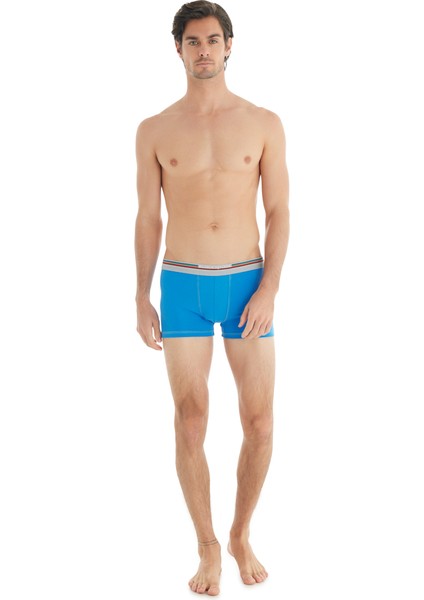 Erkek Pamuk Elastan Boxer Colours 9550 - Mavi modelleri