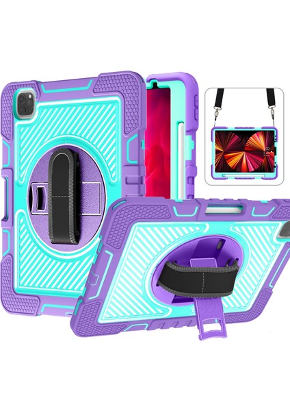 iPad 10.9 / Pro 11 2020 / 2021 / 2018 Silikon + Pc Kılıfı Için (Yurt Dışından)