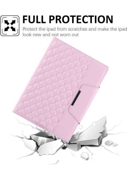 iPad Pro 11 (2021/2020/2018) Için Damalı Deri Kılıf (Yurt Dışından) modelleri