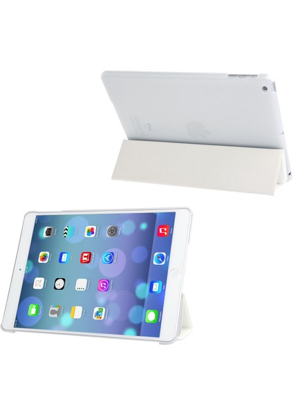 iPad 9.7 (2018) ve (2017) Için Deri Kılıf (Yurt Dışından)