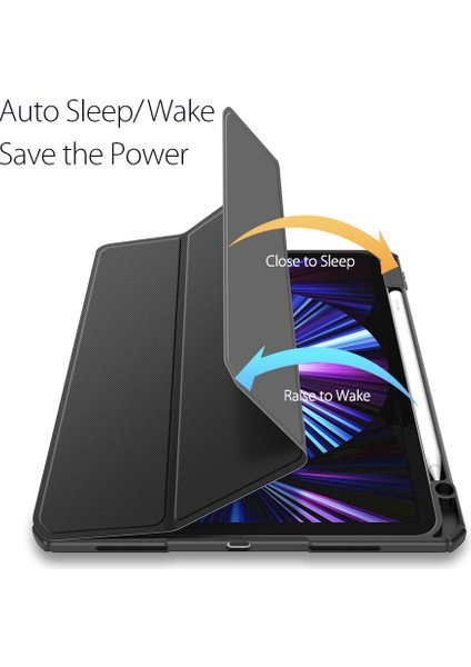 Toby'nin iPad Pro 11 2022 / 2021 / 2020 Için Pu+Pc+Tpu Kılıfı (Yurt Dışından) indirimleri