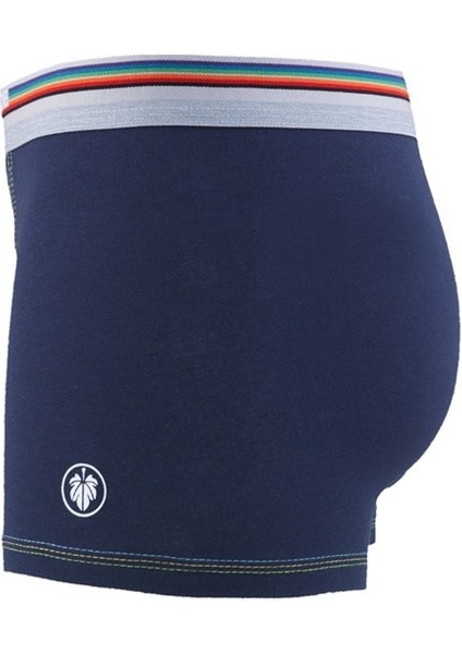 Erkek Pamuk Elastan Boxer Colours 9550 - Lacivert