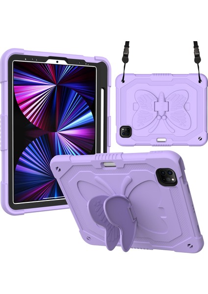 iPad Pro 11 2018 & 2020 & 2021 Için Pc+Silikon Kılıf (Yurt Dışından)