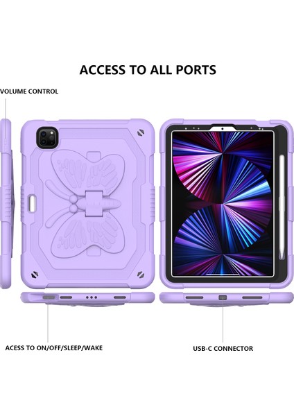 iPad Pro 11 2018 & 2020 & 2021 Için Pc+Silikon Kılıf (Yurt Dışından) fırsatları