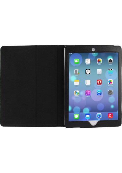 iPad 9.7 (2018) ve (2017) Için Deri Kılıf (Yurt Dışından)
