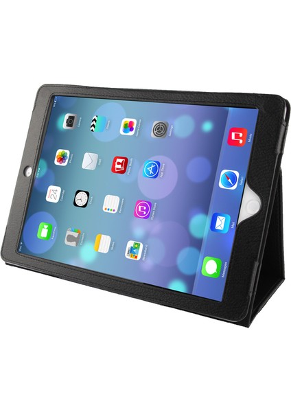 iPad 9.7 (2018) ve (2017) Için Deri Kılıf (Yurt Dışından)