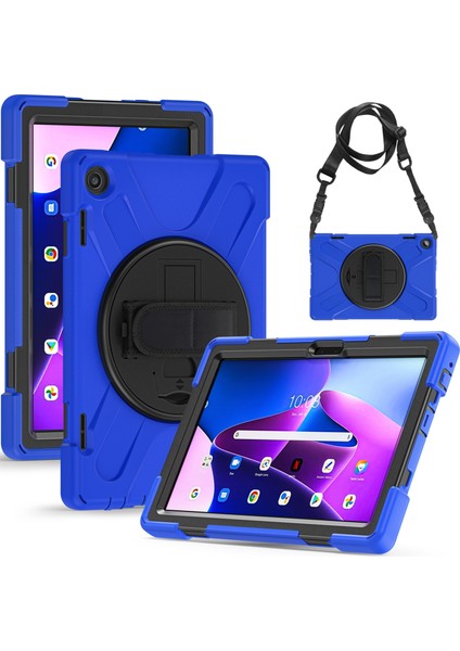 Lenovo Tab M10 10.1 3. Nesil Mavi Için Silikon + Pc Tablet Kılıfı (Yurt Dışından) fiyatları