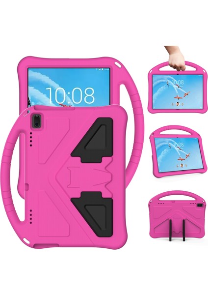 Lenovo Tab E10 TB-X104F Eva Düz Düşme Önleyici Koruyucu Kılıf Shl Tutucu Rosered Için (Yurt Dışından)