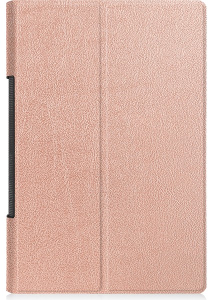 Lenovo Yoga Tab 11 / YT-J706X Pembe Altın Için Custer Texture Deri Kılıf (Yurt Dışından)