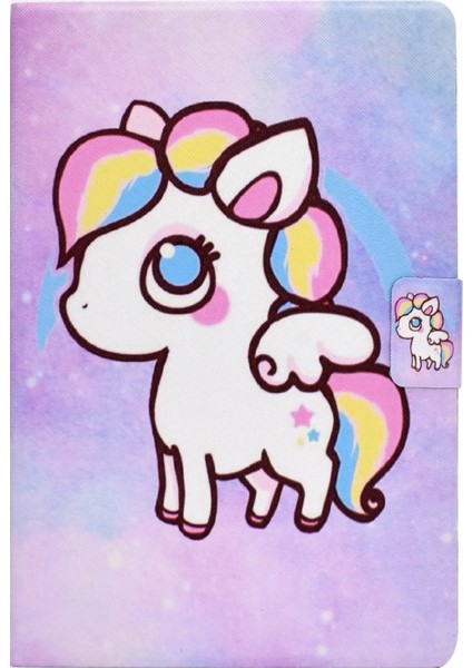 Lenovo Tab M9 Renkli Pony Için Renkli Çizim Pu Tablet Kılıfı (Yurt Dışından) fiyatları