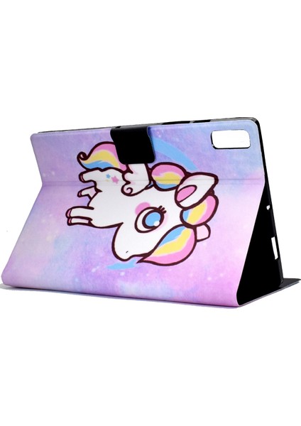 Lenovo Tab M9 Renkli Pony Için Renkli Çizim Pu Tablet Kılıfı (Yurt Dışından) fırsatları