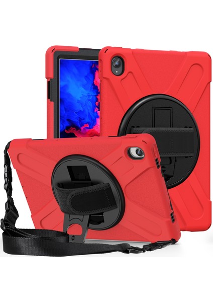 Lenovo Tab P11 Kırmızı Için Silikon + Pc Tablet Kılıfı (Yurt Dışından) fiyatları