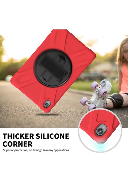 Lenovo Tab P11 Kırmızı Için Silikon + Pc Tablet Kılıfı (Yurt Dışından) fırsatları