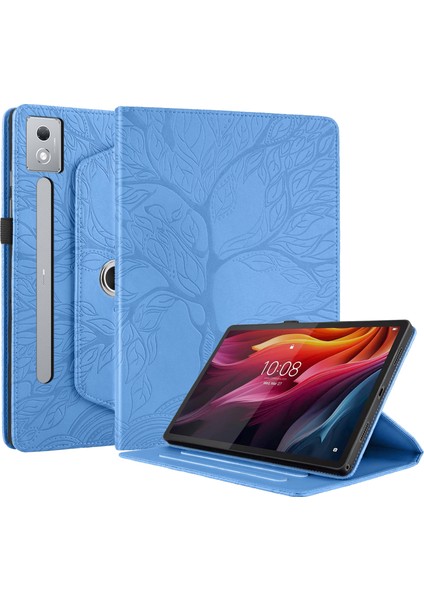 Lenovo Tab P12 / Xiaoxin Pad Pro 12.7 2025 Mavi Için Deri Kılıf (Yurt Dışından) modelleri