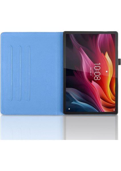 Lenovo Tab P12 / Xiaoxin Pad Pro 12.7 2025 Mavi Için Deri Kılıf (Yurt Dışından) fırsatları