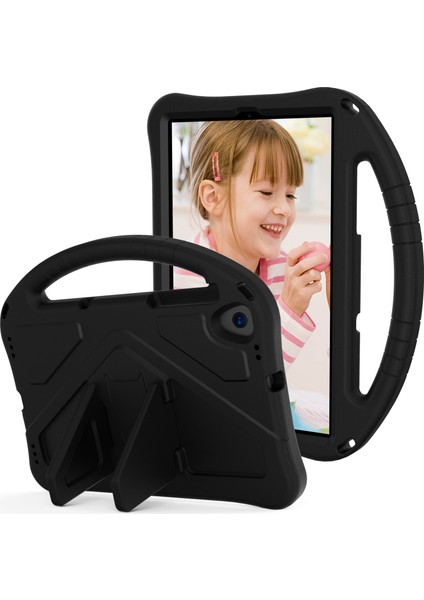 Eva Düz Düşme Önleyici Koruyucu Kılıf Shl Lenovo Tab M10 Hd 2020 X306X Siyah Için Tutucu ile (Yurt Dışından)