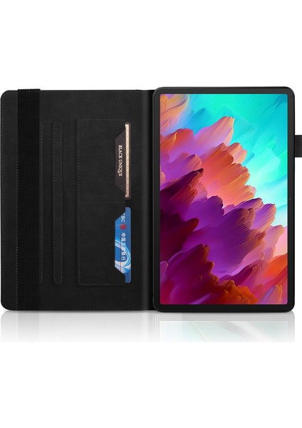 Lenovo Tab P12 / Xiaoxin Pad Pro 12.7 2023 Siyah Için Deri Kılıf (Yurt Dışından)