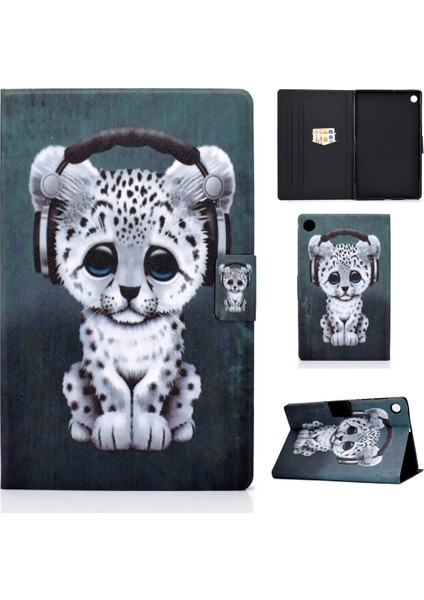 Lenovo Tab M10 Plus TB-X606F Müzik Leoparı Için (Yurt Dışından)