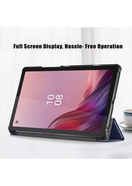 Lenovo Tab M9 TB-310FU Koyu Mavi Için Deri Akıllı Tablet Kılıfı (Yurt Dışından) modelleri
