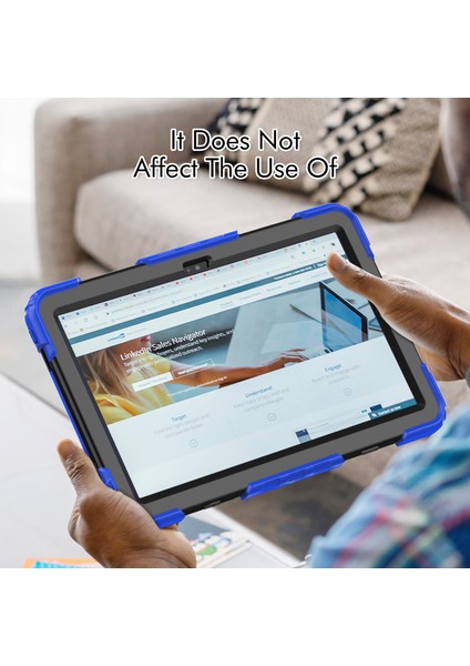 Lenovo Tab M10 Plus 10.6 Gen 3. Mavi Için Silikon Hibrit Pc Kılıfı (Yurt Dışından) modelleri