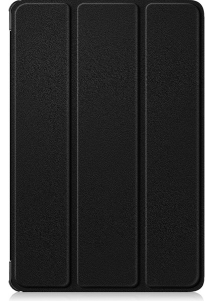 Lenovo Tab M11/ Xiaoxin Pad 11 2024 Siyah Için Deri Tablet Kılıfı (Yurt Dışından)