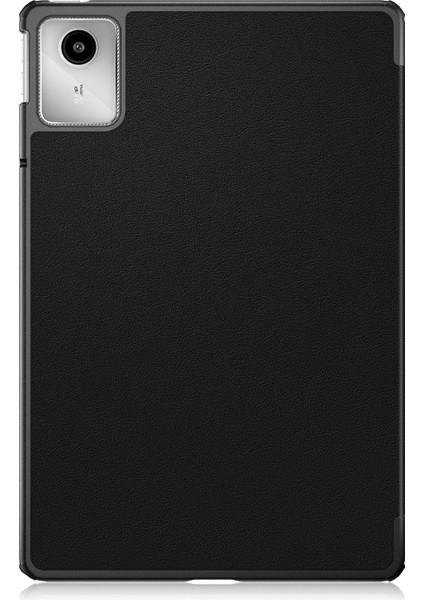 Lenovo Tab M11/ Xiaoxin Pad 11 2024 Siyah Için Deri Tablet Kılıfı (Yurt Dışından)