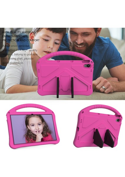 Lenovo Tab P11 / J606F Rose Red Için Tutuculu Eva Düz Düşme Önleyici Koruyucu Kılıf Shl (Yurt Dışından) modelleri