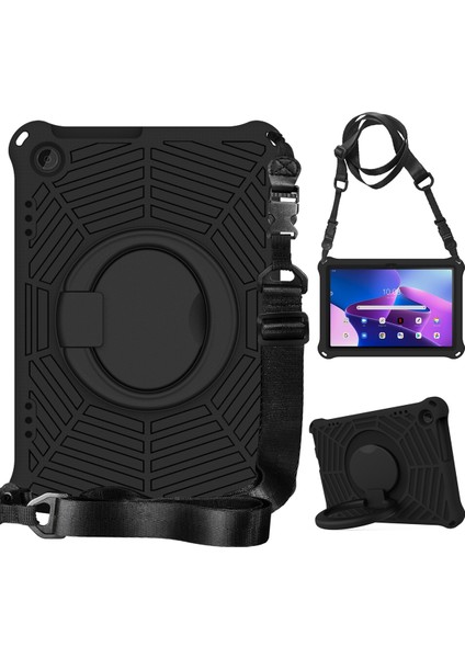 Lenovo Tab M10 3. Nesil Siyah Için Silikon Tablet Kılıfı (Yurt Dışından)