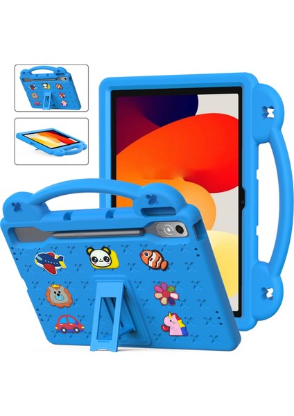 Eva Tablet Kılıfı Lenovo Tab P12 / Xiaoxin Pad Pro 12.7 Gök Mavisi (Yurt Dışından)