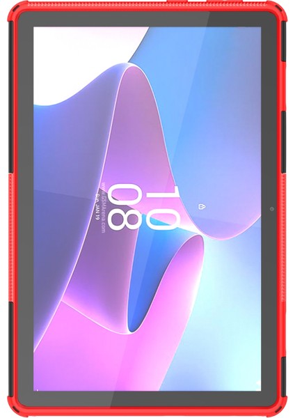 Lastik Dokusu Tpu+Pc Kılıfı Lenovo Tab M10 3. Nesil Kırmızı (Yurt Dışından) modelleri
