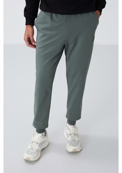 Çağla Klasik Cepli Standart Kalıp Manşetli Erkek Eşofman Alt - 84652