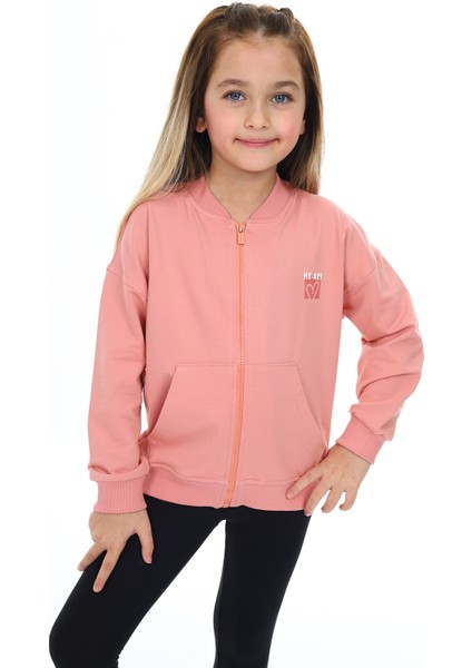 Kız Çocuk Baskılı Hırka