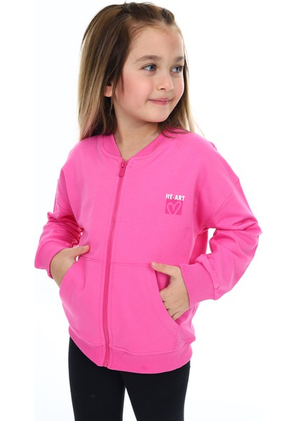 Kız Çocuk Baskılı Hırka modelleri