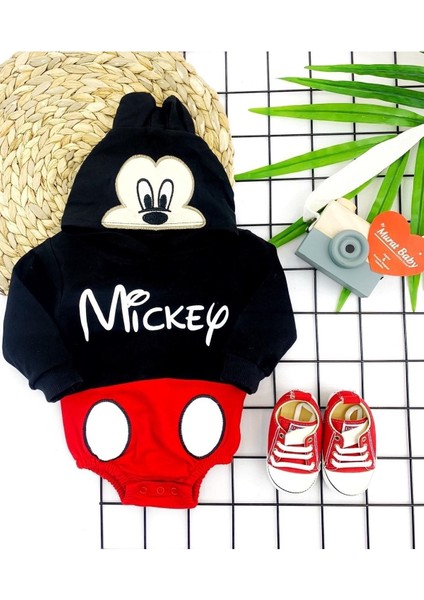 Asel Kids Aselkids Mickey Baskılı Bebek Body